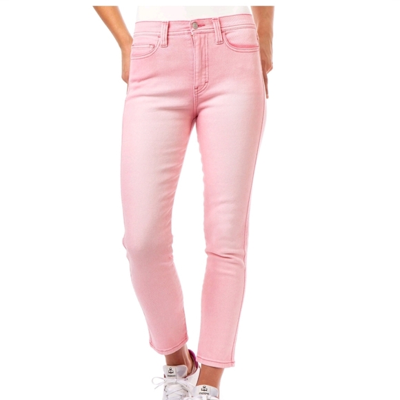Jordache Pink High Rise Jeans. Sz.33 (16) - Picture 4 of 10